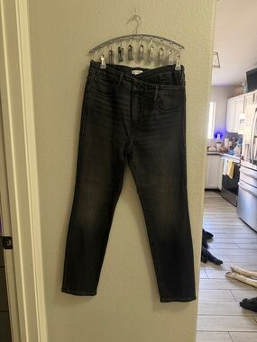 Good American Men's Black Slim Straight Jeans